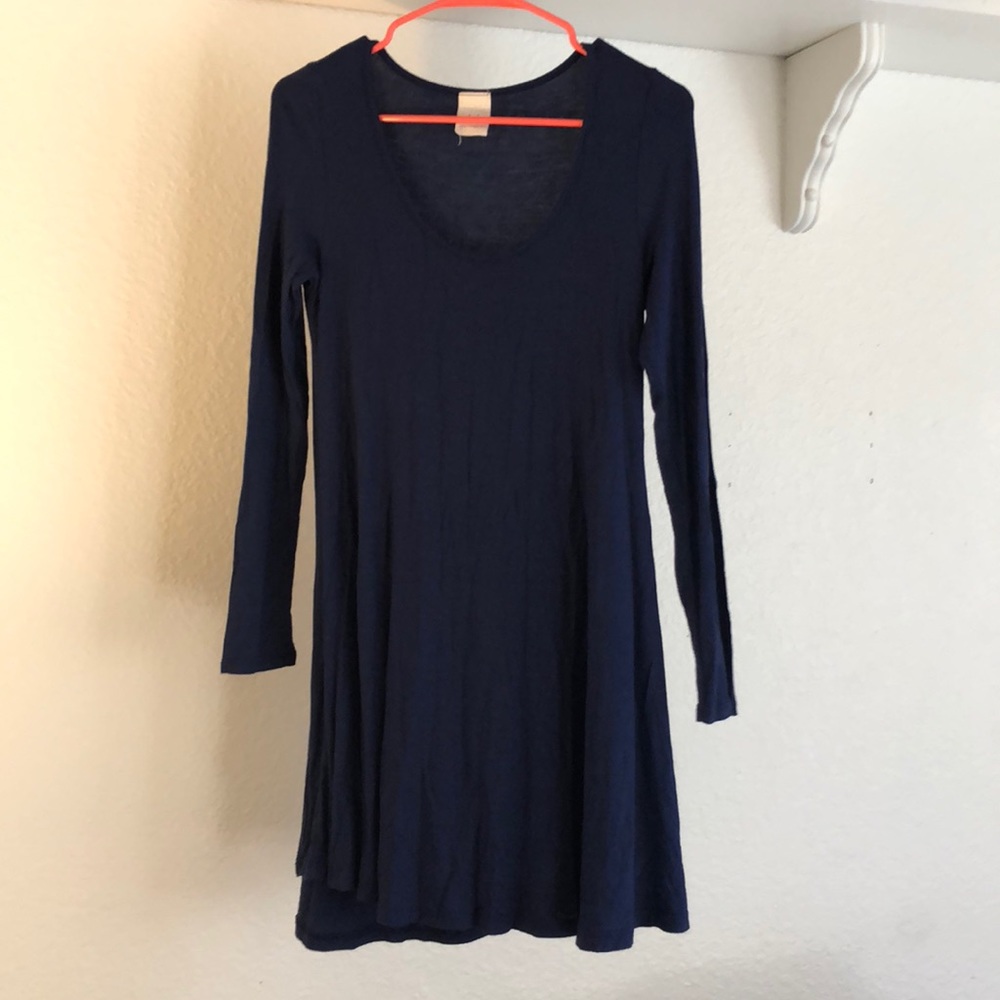 Blue long sleeve dress 👗